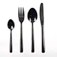 black cutlery set